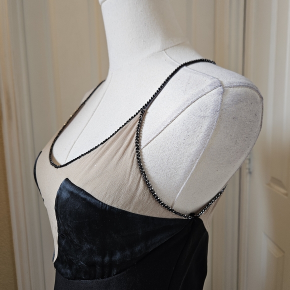 Max Azria Couture Black Illusion Mermaid Gown – Elegant Evening Statement - Picture 7 of 16